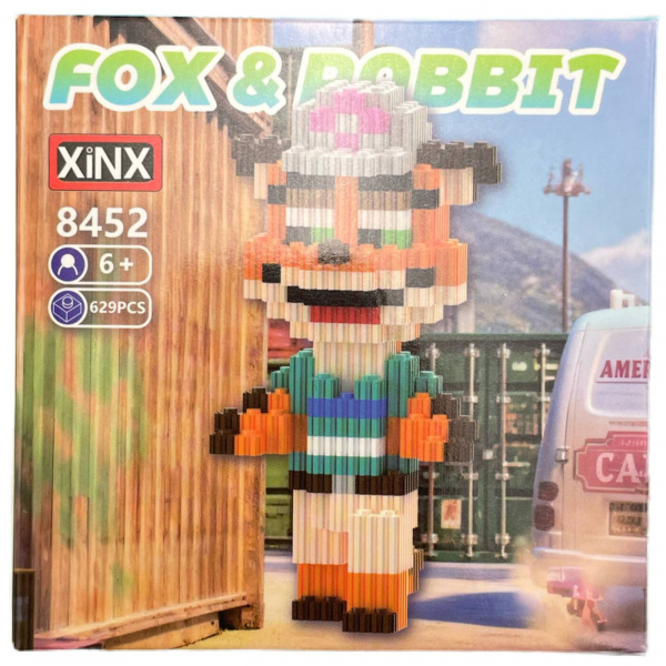 3д конструктор «Fox & Rabbit» Лис 629 деталей