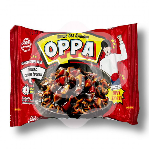 Рамен «Oppa» с соусом чаджан 65 г (Вьетнам) 1/30